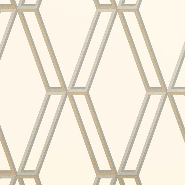 Marquise Wallcovering Whitewash | Romo
