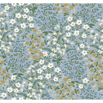 Kravet Design - W3950-415 Blue Wallcovering | Kravet