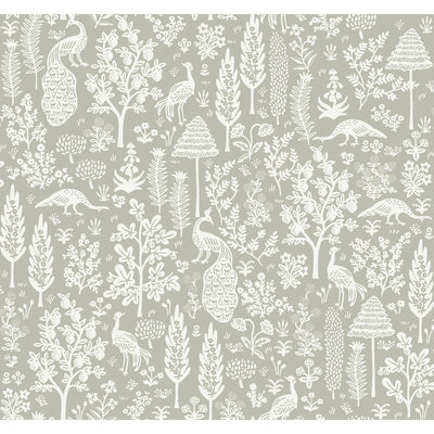 Kravet Design - W3951-1101 Grey Wallcovering | Kravet