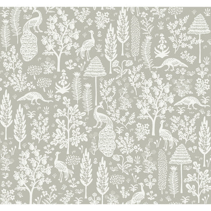 Kravet Design - W3951-1101 Grey Wallcovering | Kravet