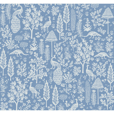 Kravet Design - W3951-51 Light Blue Wallcovering | Kravet