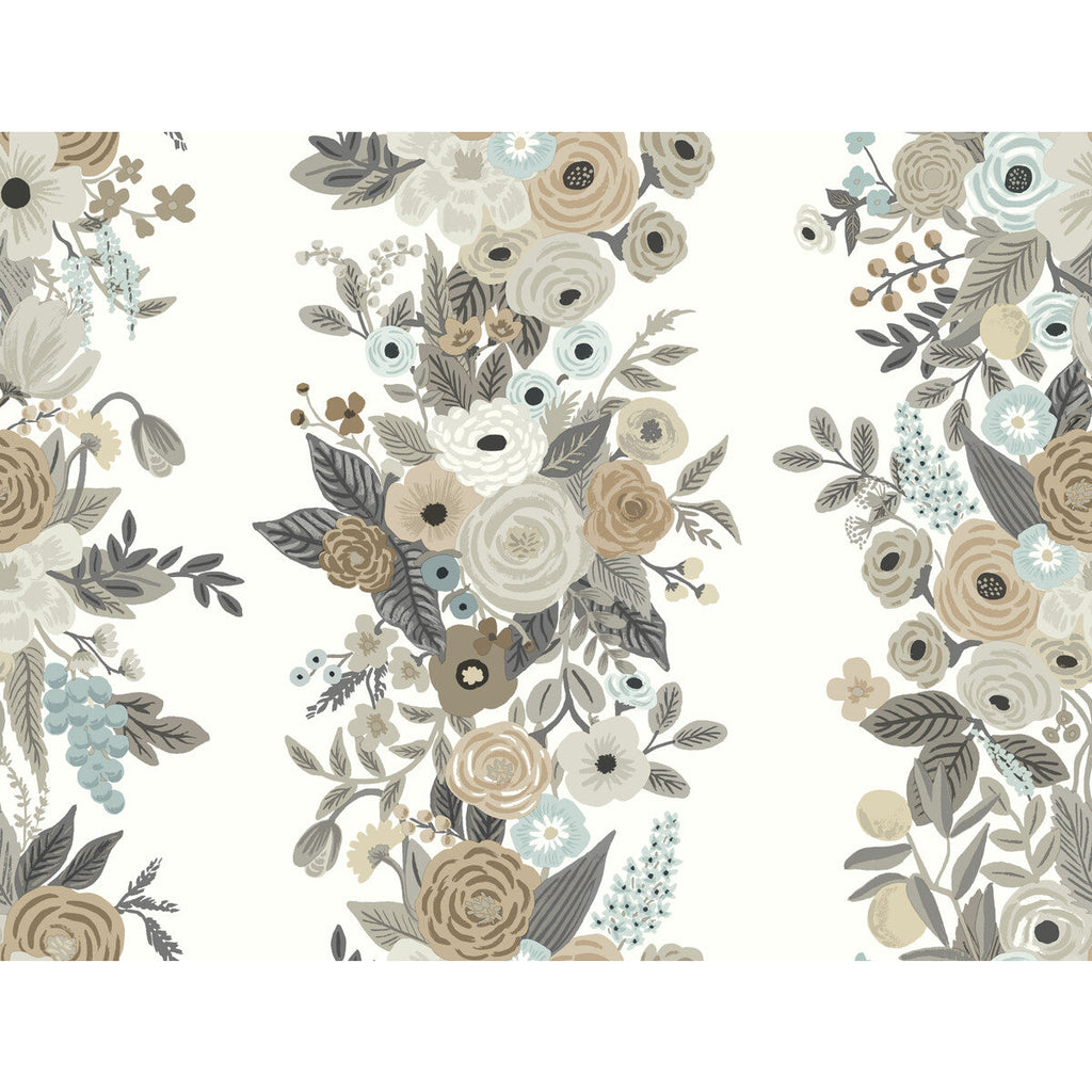 Kravet Design - W3954-1611 Brown | Kravet Design | Rifle Paper Co Second Edition | Botanical & Floral Wallcovering Print