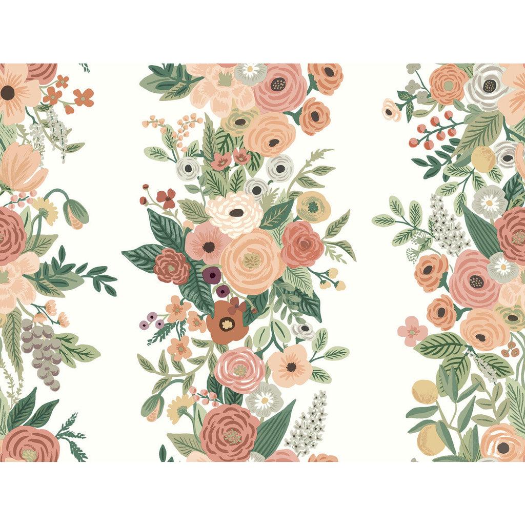 Kravet Design - W3954-312 Orange | Kravet Design | Rifle Paper Co Second Edition | Botanical & Floral Wallcovering Print