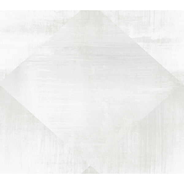 Kravet Design - W3956-1101 Light Grey | Kravet Design | Benson-Cobb Signature Wallcovering |Diamond Geometric Wallcovering Print