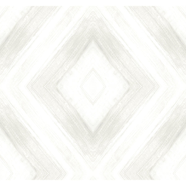 Kravet Design - W3959-1101 Grey | Kravet Design | Benson-Cobb Signature Wallcovering |Diamond Geometric Wallcovering Print