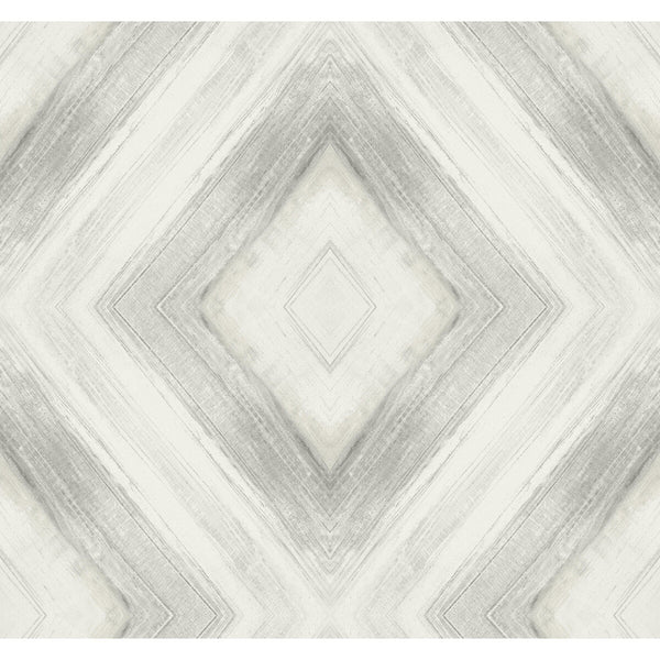 Kravet Design - W3959-11 Grey | Kravet Design | Benson-Cobb Signature Wallcovering |Diamond Geometric Wallcovering Print