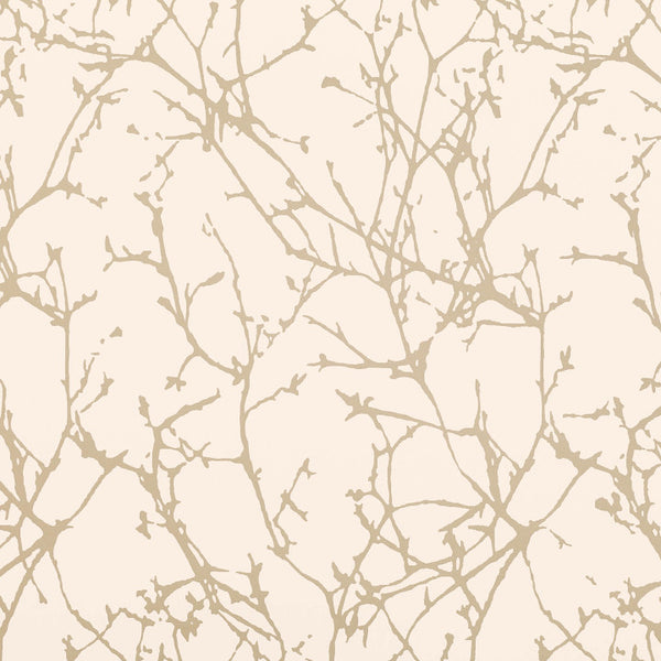 Arbor, Oyster Wallcoverings | Romo