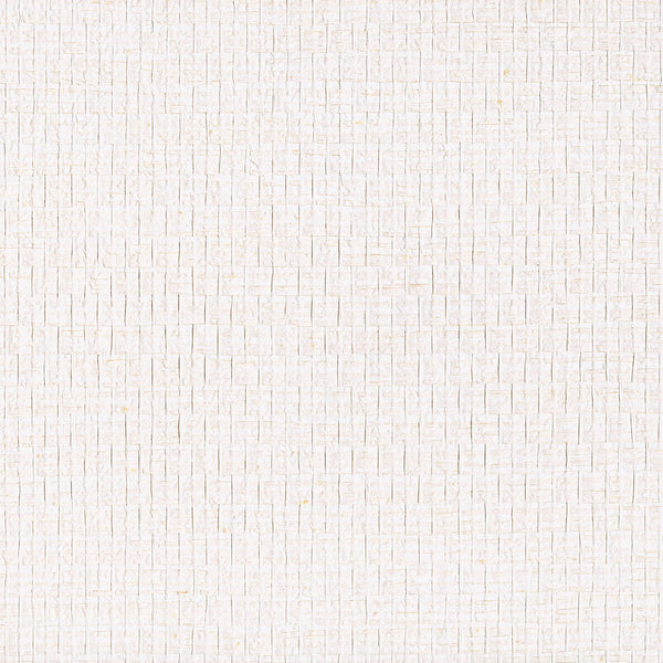Kravet Design - W3978-101 White | Kravet Design | Elements Ii Naturals | Solid Texture Wallcovering Grasscloth