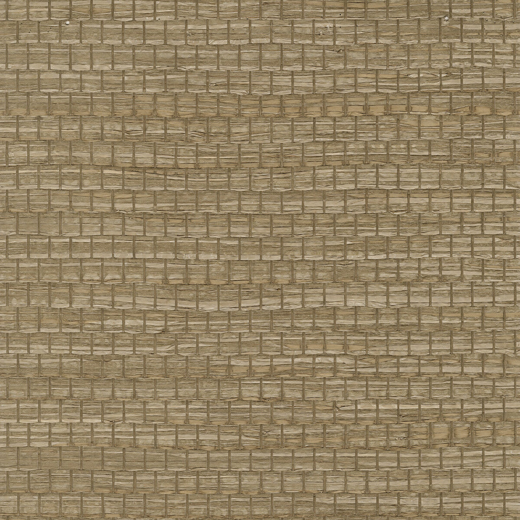 Kravet Design - W3980-6 Brown | Kravet Design | Elements Ii Naturals | Solid Texture Wallcovering Grasscloth