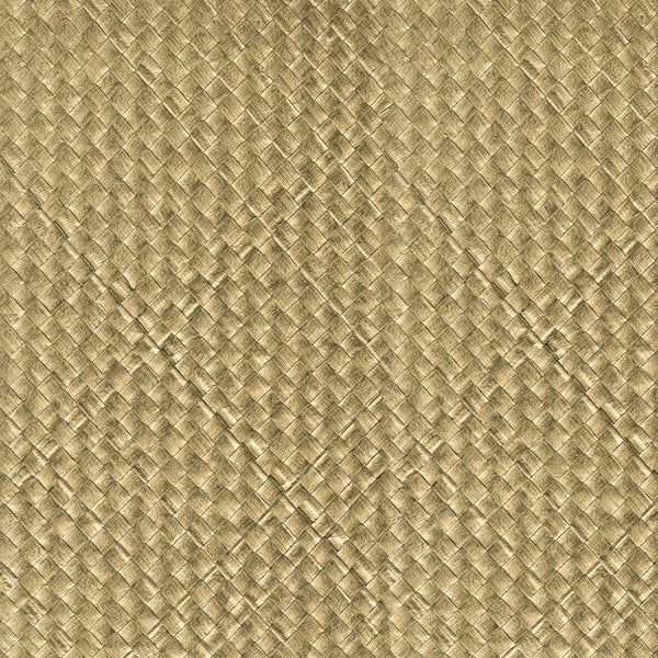 Kravet Design - W3981-4 Bronze | Kravet Design | Elements Ii Naturals |Geometric Metallic Wallcovering Grasscloth