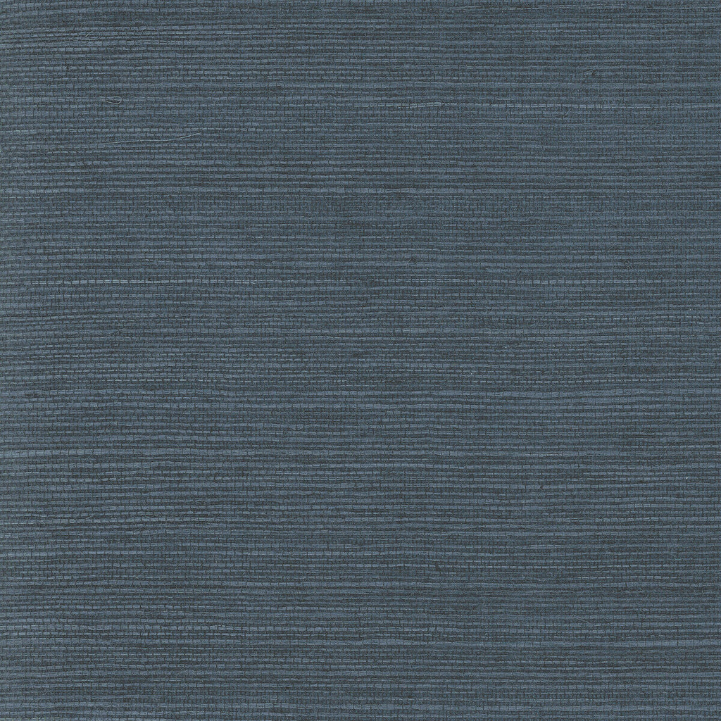 Kravet Design - W3996-5 Indigo | Kravet Design | Elements Ii Naturals | Solid Texture Wallcovering Grasscloth