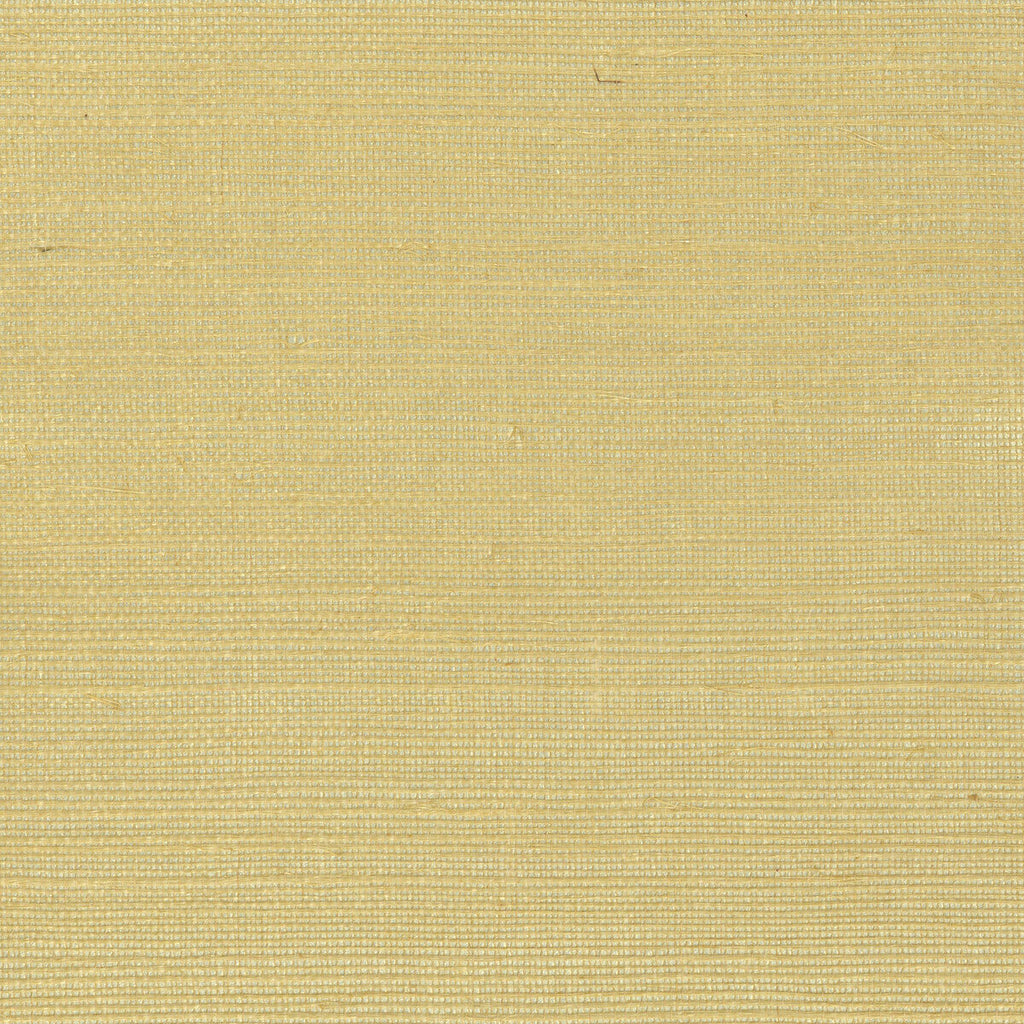 Kravet Design - W4003-40 Yellow | Kravet Design | Elements Ii Naturals | Solid Texture Wallcovering Grasscloth