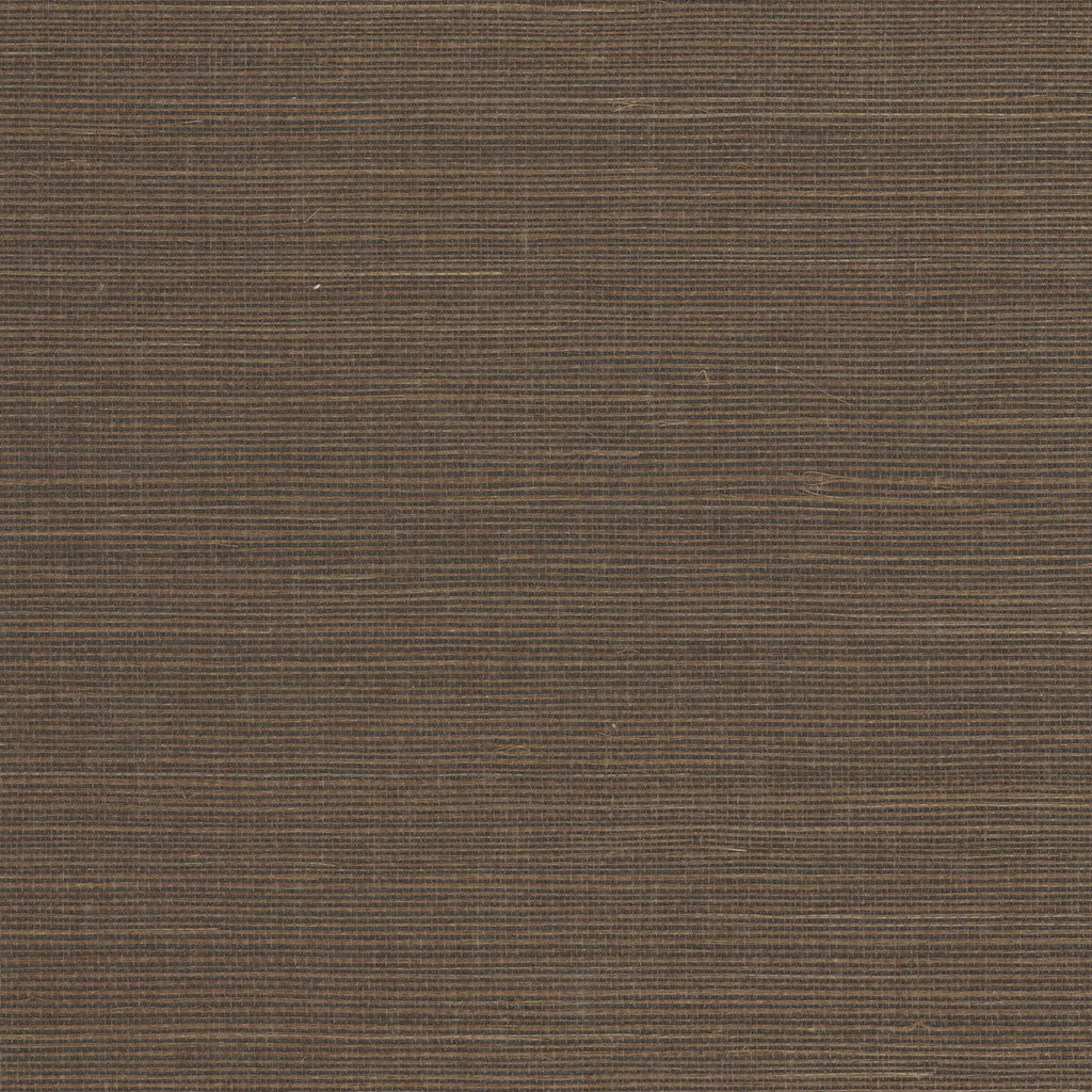 Kravet Design - W4003-66 Chocolate | Kravet Design | Elements Ii Naturals | Solid Texture Wallcovering Grasscloth