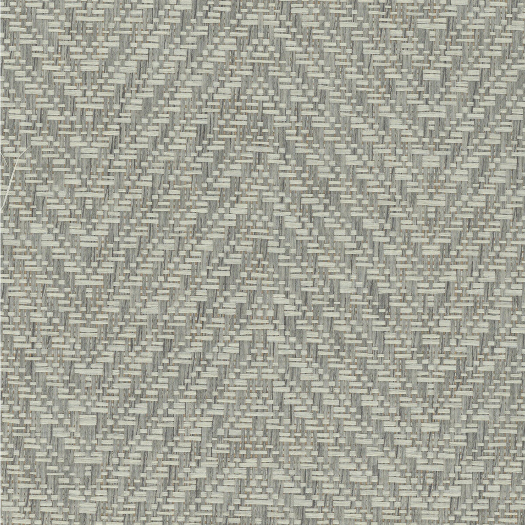 Kravet Design - W4015-11 White | Kravet Design | Elements Ii Naturals |Herringbone/Tweed Texture Wallcovering Grasscloth