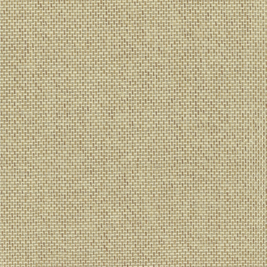 Kravet Design - W4017-4 Yellow | Kravet Design | Elements Ii Naturals |Metallic Solid Wallcovering Grasscloth