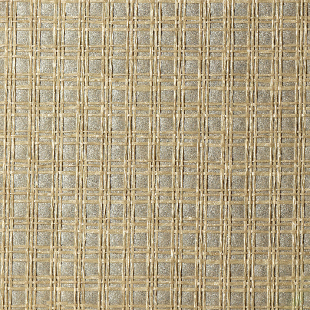 Kravet Design - W4022-106 Ivory | Kravet Design | Elements Ii Naturals |Metallic Texture Wallcovering Grasscloth