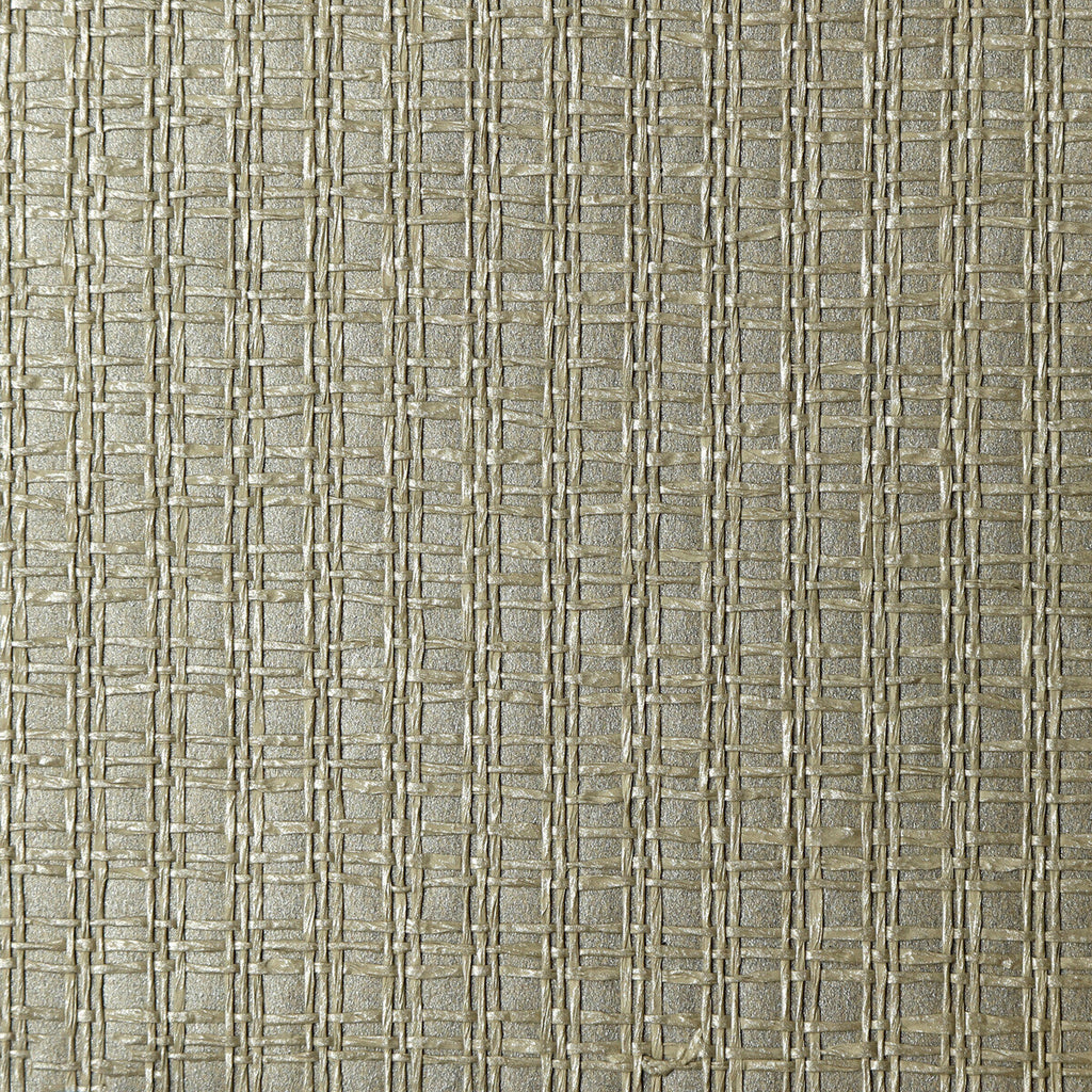 Kravet Design - W4022-11 Grey | Kravet Design | Elements Ii Naturals |Metallic Texture Wallcovering Grasscloth