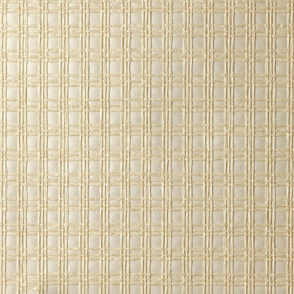 Kravet Design - W4022-1 Ivory | Kravet Design | Elements Ii Naturals |Metallic Texture Wallcovering Grasscloth