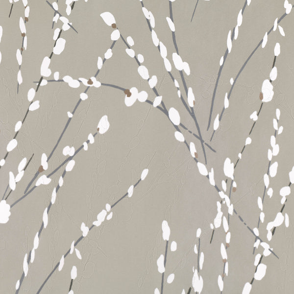 Mikado Wallpaper Nickel | Romo Europe