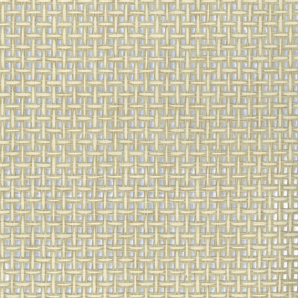 Kravet Design - W4065-111 Silver | Kravet Design | Elements Ii Naturals |Metallic Texture Wallcovering Grasscloth