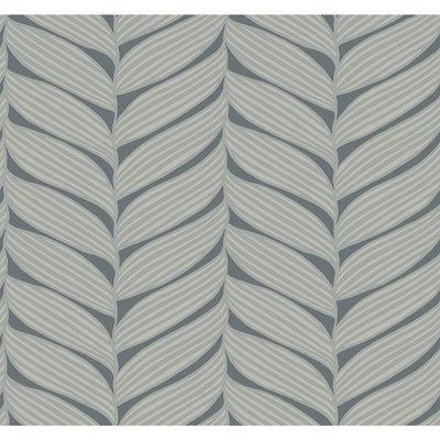 Kravet Design - W4106-1121 Charcoal Wallcovering | Kravet