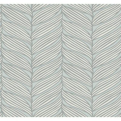 Kravet Design - W4106-1511 Blue Wallcovering | Kravet
