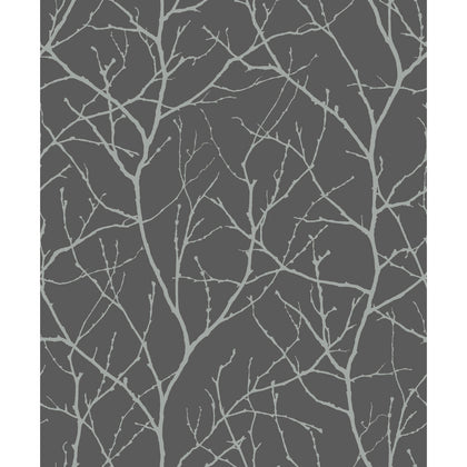 Kravet Design - W4109-1121 Grey Wallcovering | Kravet