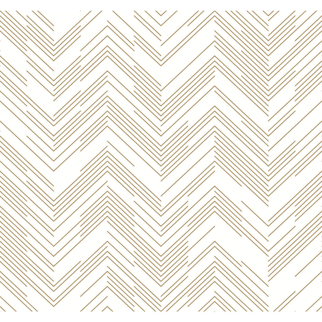 Kravet Design - W4114-14 White | Kravet Design | Antonina Vella Modern Metals Second Edition |Herringbone/Tweed Metallic Wallcovering Print