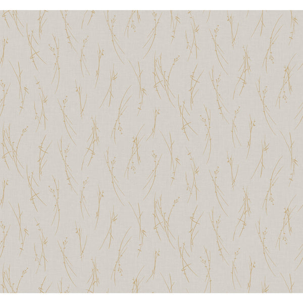 Kravet Design - W4115-416 White | Kravet Design | Antonina Vella Modern Metals Second Edition | Botanical & Floral Metallic Wallcovering Print