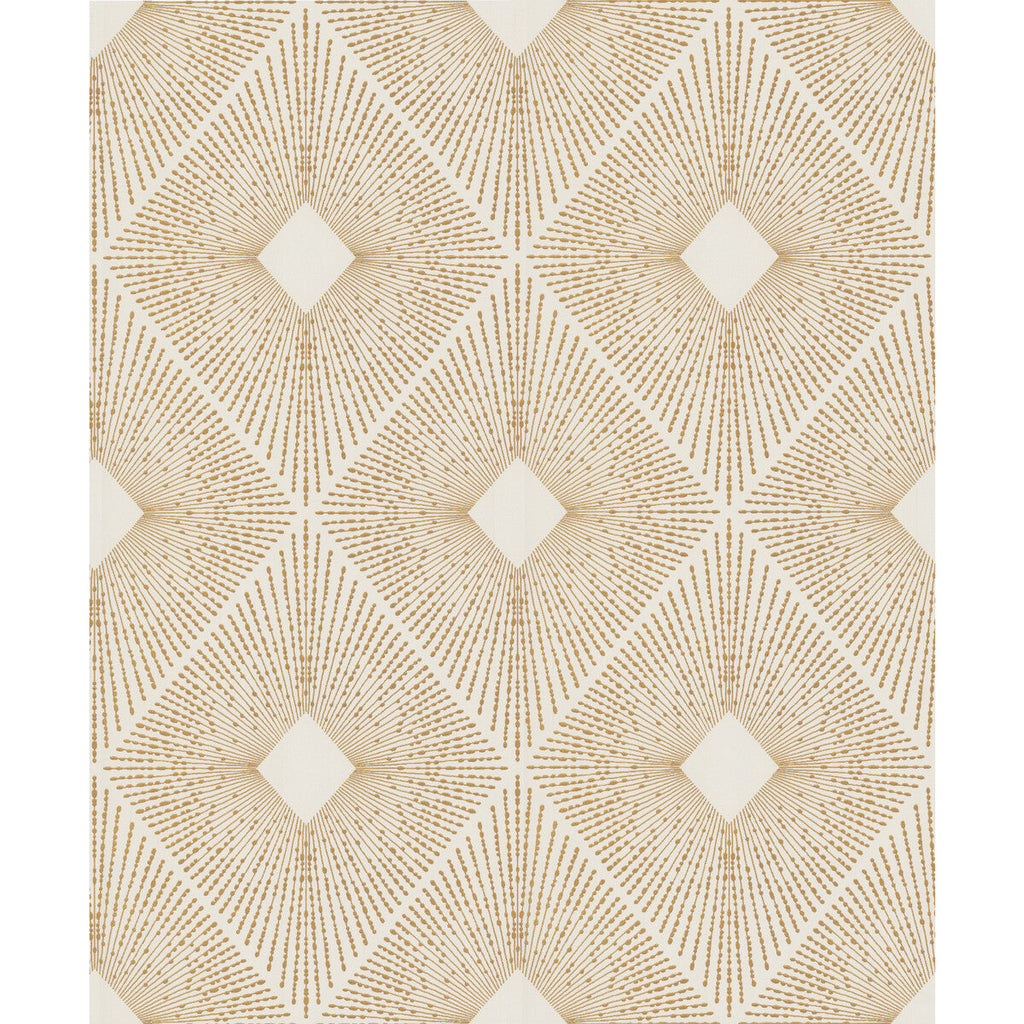 Kravet Design - W4117-14 White | Kravet Design | Antonina Vella Modern Metals Second Edition |Diamond Metallic Wallcovering Print