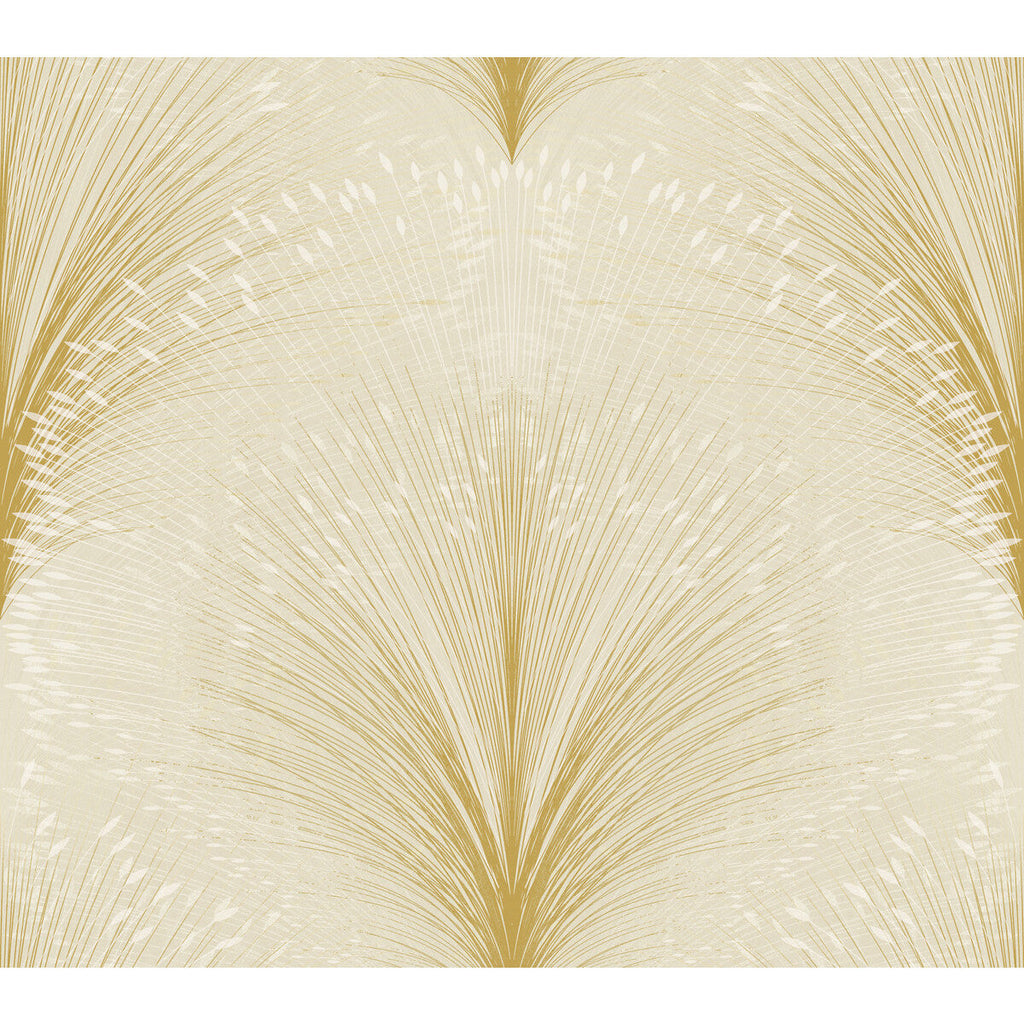 Kravet Design - W4118-416 Beige | Kravet Design | New Origins | Botanical & Floral Metallic Wallcovering Print