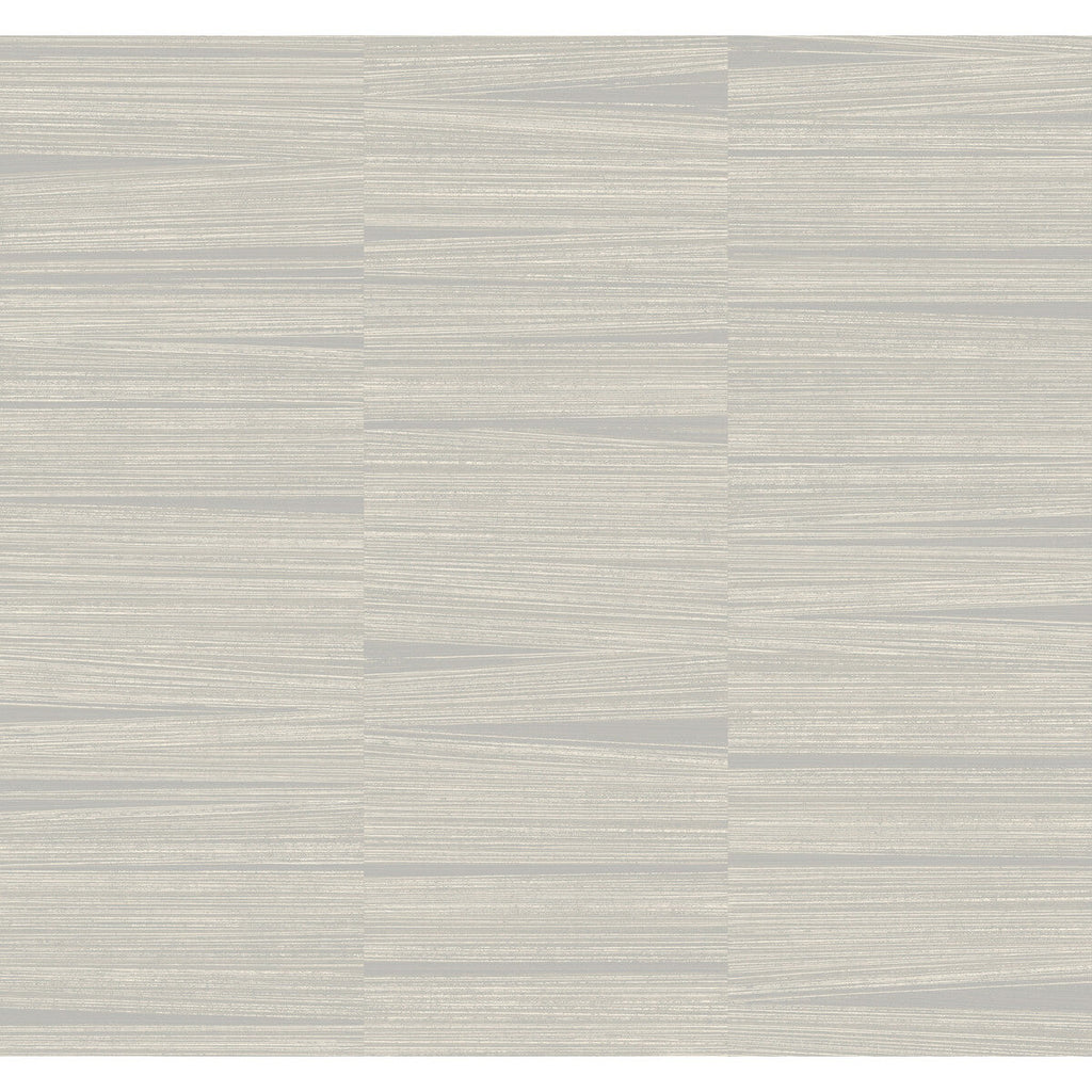 Kravet Design - W4120-11 Light Grey | Kravet Design | New Origins |Metallic Stripes Wallcovering Print