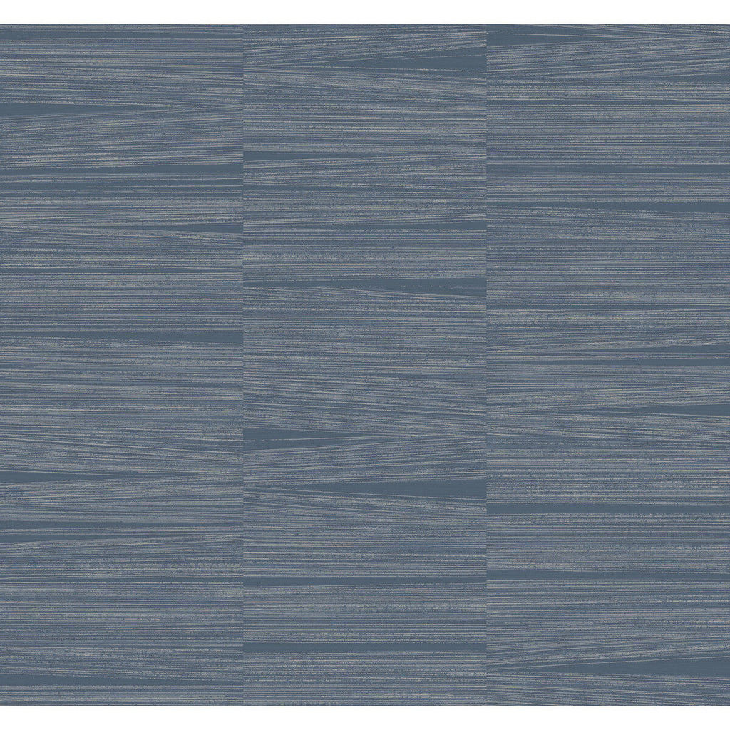 Kravet Design - W4120-5 Blue | Kravet Design | New Origins |Metallic Stripes Wallcovering Print