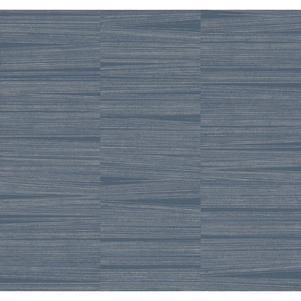 Kravet Design - W4120-5 Blue | Kravet Design | New Origins |Metallic Stripes Wallcovering Print