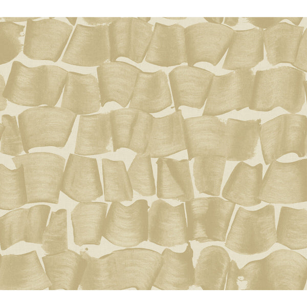 W4121-4 Gold | Kravet Design | New Origins | Abstract Geometric Wallcovering Print
