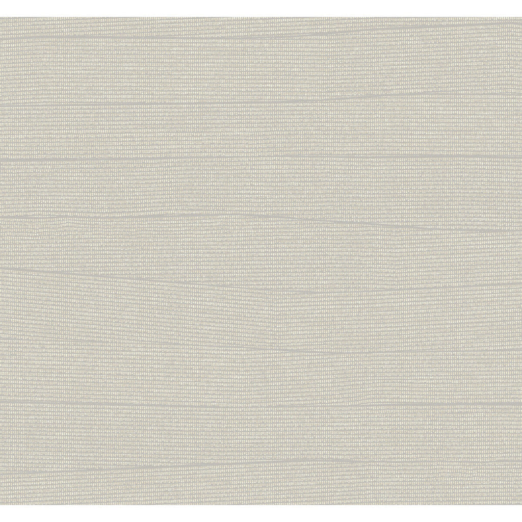 Kravet Design - W4122-11 Grey | Kravet Design | New Origins |Geometric Metallic Wallcovering Print
