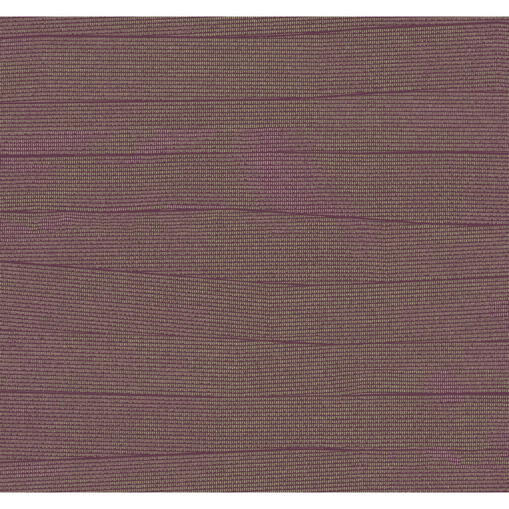 Kravet Design - W4122-410 Purple | Kravet Design | New Origins |Geometric Metallic Wallcovering Print