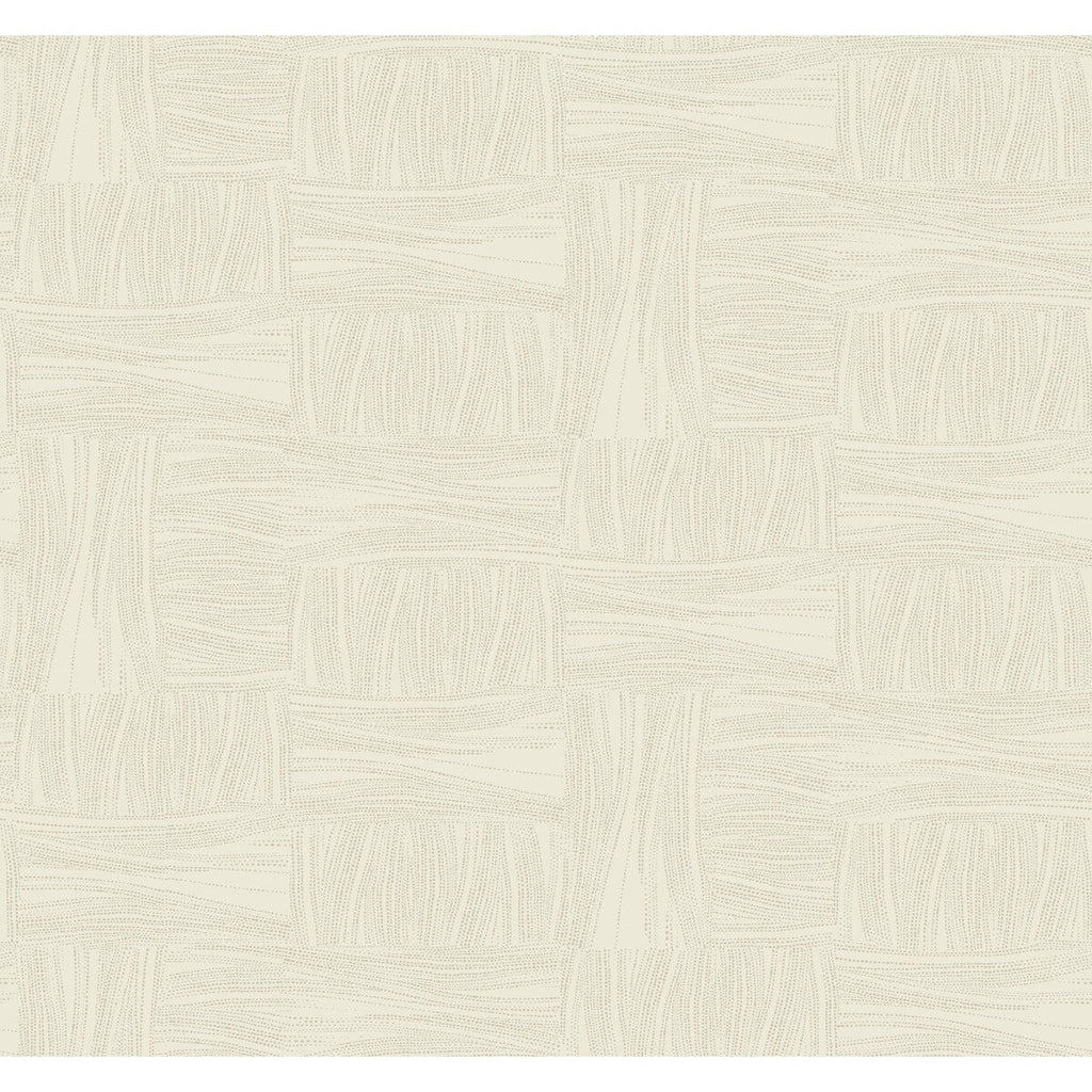 Kravet Design - W4124-16 Beige | Kravet Design | New Origins |Geometric Metallic Wallcovering Print
