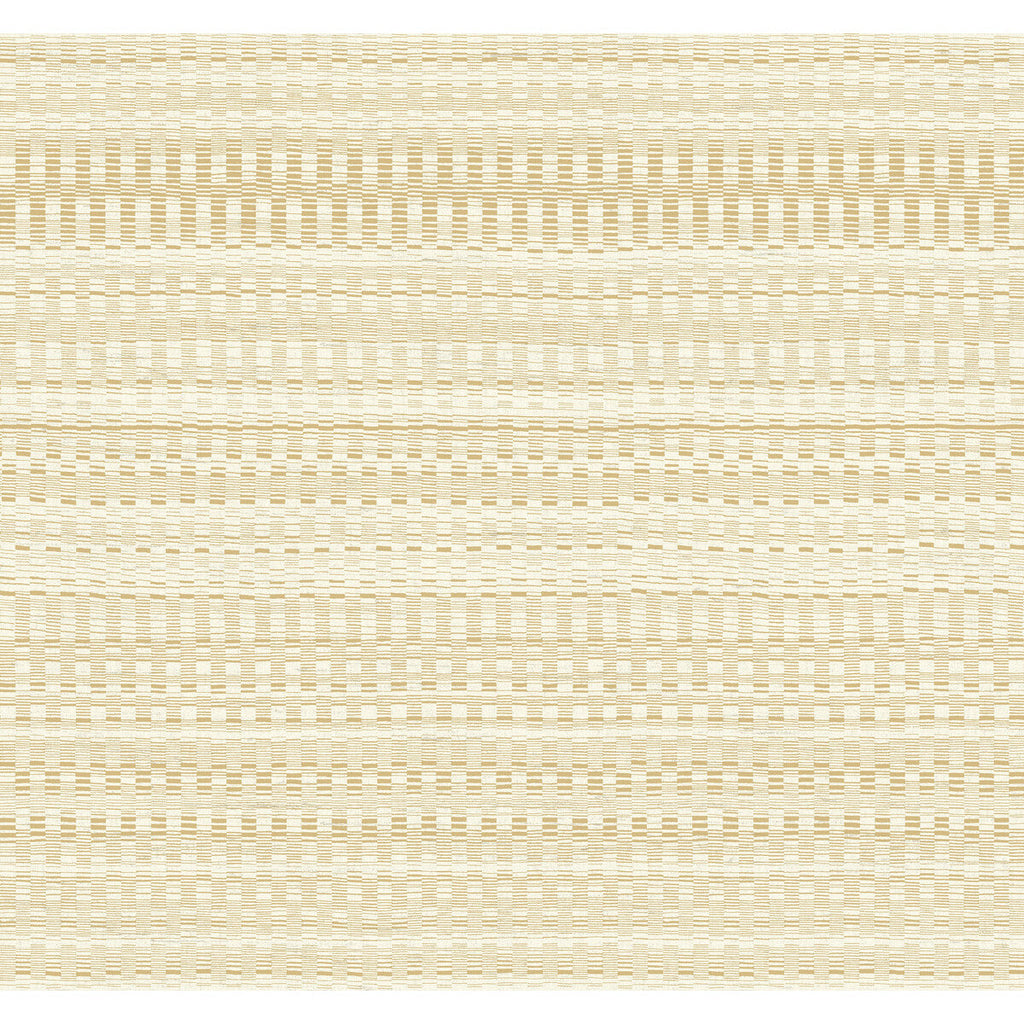 Kravet Design - W4125-4 Yellow | Kravet Design | New Origins |Geometric Stripes Wallcovering Print