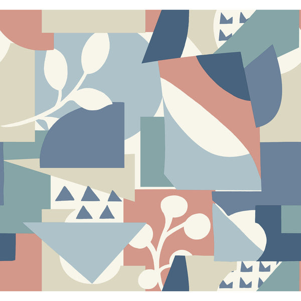 Kravet Design - W4127-517 Light Blue Wallcovering | Kravet