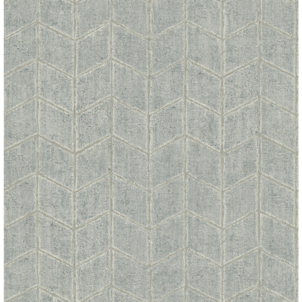 Kravet Design - W4129-1511 Light Blue | Kravet Design | New Origins |Herringbone/Tweed Metallic Wallcovering Print