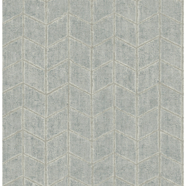 Kravet Design - W4129-1511 Light Blue | Kravet Design | New Origins |Herringbone/Tweed Metallic Wallcovering Print