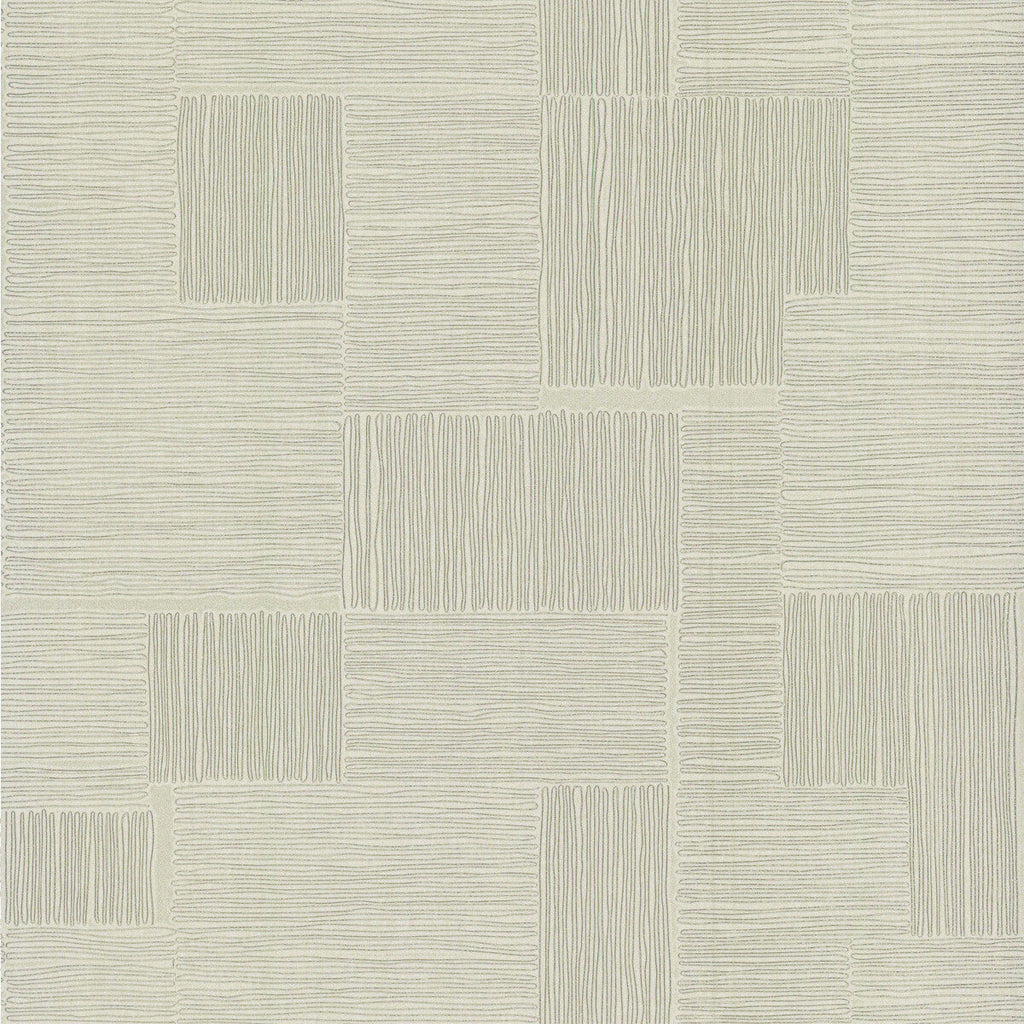 Kravet Design - W4130-106 Taupe | Kravet Design | New Origins |Geometric Metallic Wallcovering Print