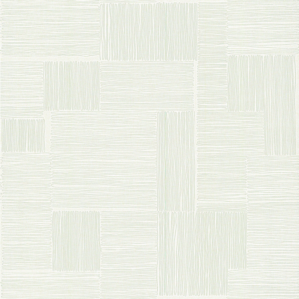 Kravet Design - W4130-1 White | Kravet Design | New Origins |Geometric Metallic Wallcovering Print