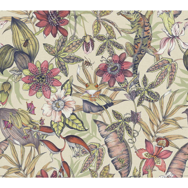 Kravet Design - W4131-710 Pink | Kravet Design | Blooms Second Edition Resource Library | Botanical & Floral Wallcovering Print