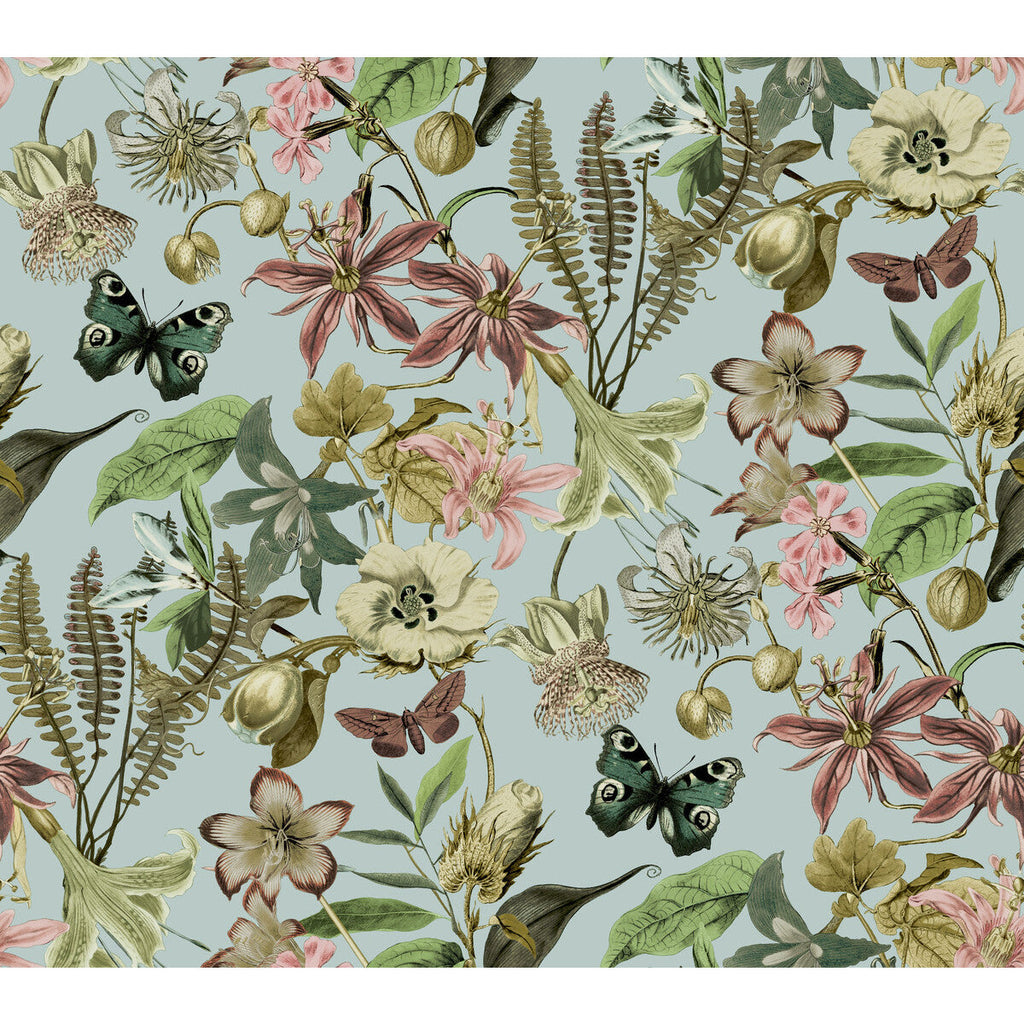 Kravet Design - W4133-73 Green | Kravet Design | Blooms Second Edition Resource Library | Botanical & Floral Wallcovering Print