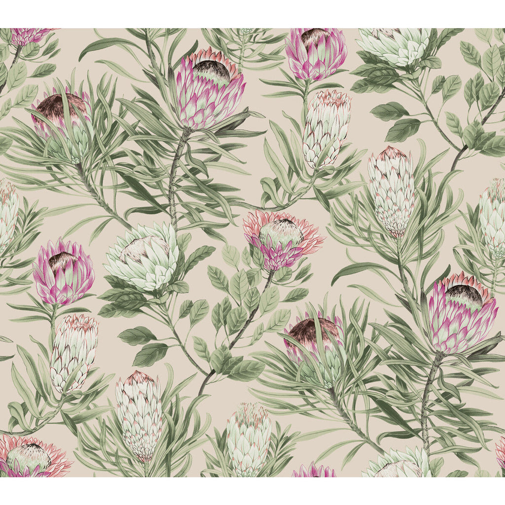 Kravet Design - W4136-73 Pink | Kravet Design | Blooms Second Edition Resource Library | Botanical & Floral Wallcovering Print