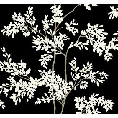Kravet Design - W4141-81 Black Wallcovering | Kravet