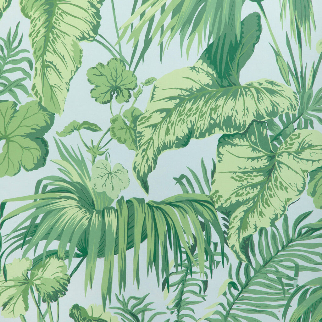 Yasuni Wp - Sky Blue Green | Kravet Couture | Casa Botanica Wallcovering | Botanical & Floral Wallcovering Print