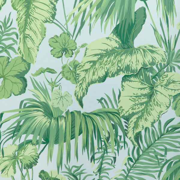 Yasuni Wp - Sky Blue Green | Kravet Couture | Casa Botanica Wallcovering | Botanical & Floral Wallcovering Print
